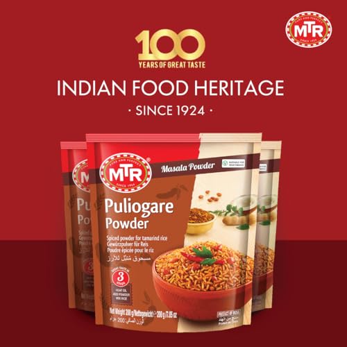 Image of MTR Puliogare Powder | Traditional Masalas | Tamarind Rice Masala | 200g