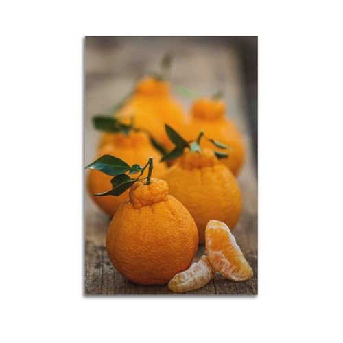 Décoration murale fruits et feuilles pour un salon moderne et zen