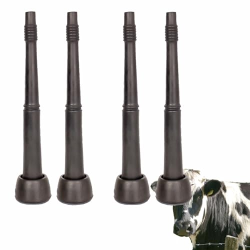 4 Pcs Soft Milking Machine Liners, KZU Rubber and Food-Grade Silicone Teat Cup Liners, Milking Machine Accessory for Cow or Cattle Sheep Milking, Goat Milking Supplies