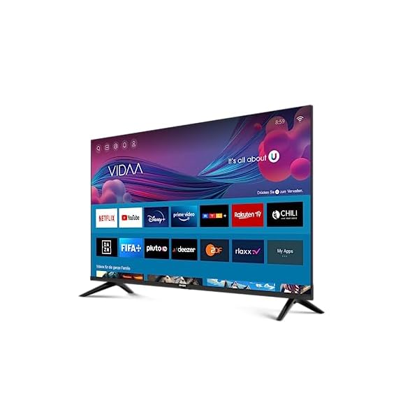 DYON Movie Smart 40 VX-2 100 cm (40 Zoll) Fernseher (Full-HD Smart TV, HD Triple Tuner (DVB-C/-S2/-T2), App Store, Prime Video, Netflix, YouTube, DAZN, Disney+) [Mod. 2023] – Bild 4