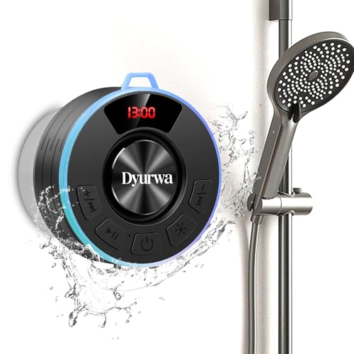 Dyurwa Compact Bluetooth Speaker with Colorful LEDs for Outdoor