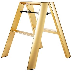 Hasegawa Ladders Lucano Step Stool Premium Edition 2 Step Gold