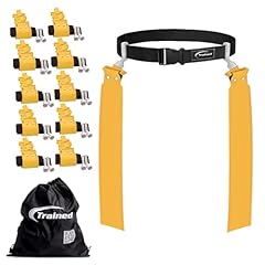 Yellow 10 Man Pop Flag Football Set