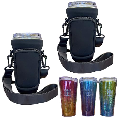 Kaizen Kreations Cruise Ship Essentials Cup Sling Cruise Essentials 2026. Caribbean Cruise Must Haves. Cruise Ship Essentials 2026, Caribbean Royal, Caribbean cruise essentials 2026 (2-Pack) (black)