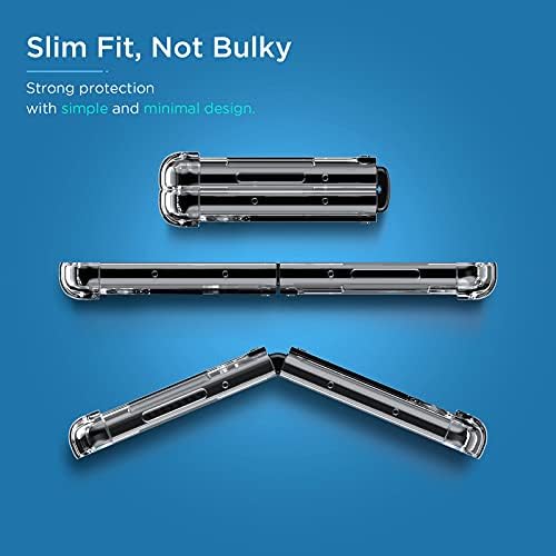 MAKAVO for Samsung Galaxy Z Fold 3 Case [Enhanced Corner Protection] Soft TPU Bumper Shockproof Hard Clear Back Cover for Samsung Z Fold 3 5G 2021