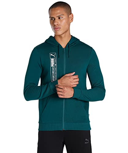 Image of Puma Men Cotton Hooded Neck Jacket