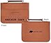 Personalized Cabin Leatherette Bible Cover with Handle & Zipper - Small - Double Sided