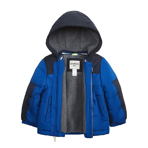 OSHKOSH B'GOSH Boys Fleece-lined Hooded Puffer Jacket Winter Coat2