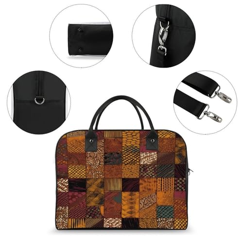 Bolso de Laptop Estilo Africano con Correa Ajustable miniatura 6