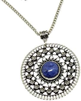 Colar mandala longo pedra natural azul prateado bijuterias femininas em promoção! Veja a oferta e mais achadinhos de Bijuterias 2 Hoje é o melhor dia para comprar Colar mandala longo pedra natural azul prateado bijuterias femininas com aquele preço maroto! Promoção! Aproveite a oferta! 2