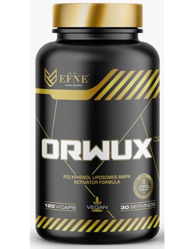 EFNE | ORWUX NATURAL | Antiinflamatorio Natural Más Potente del Mercado | 120 Cápsulas | Alta Dosis de Curcumina 190mg y Piperina 38mg | Fórmula Orinal Maestra Patentada | 100% Vegano |