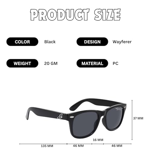 Image of Kid's Sunglasses (4-12 Years) | UV400 Protection, Stylish & Durable | Comes with Protective Case for Safe Storage