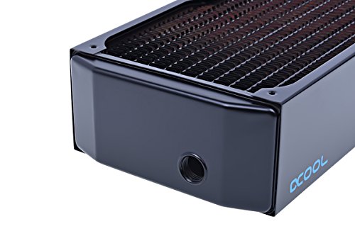 Alphacool NexXxos UT60 Full Copper Radiator 420 140mm x 3 Triple Fan Black