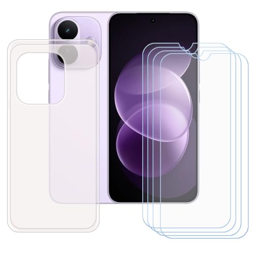 BMPNLSZ �������P�[�X�K�p Redmi Note 17 Pro 5G�p+[4�p�b�N]HD�����K���X�ėp | HD�����K���X�V���J�Q���V�F��TPU�ی�o�b�N�V�F���ėp�V�F��-Redmi Note 17 Pro 5G�p�X�N���C�u�h�~�ی�J�o�[(6,83"