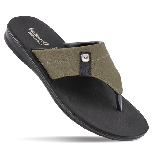 Image of WALKAROO CARE PLUS Men's Sandals with Cushioned Insole, Lightweight & Comfortable Footwear - WGR50026