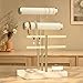 bussdis 3 Tier Bracelet Holder Display - Detachable T Bar Beige Velvet Bracelet Holder, Jewelry Holder Organizer for Bracelet, Necklace, Earrings, Rings