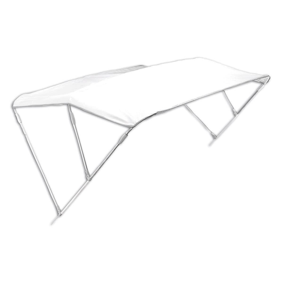 CAPOTTINA PARASOLE RESISTENTE AI RAGGI U.V. TELAIO BIANCO 3 ARCHI 180X180X110