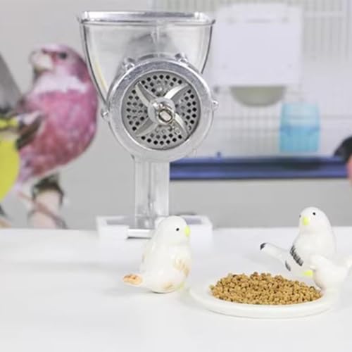 Máquina de pellets de alimentación manual – Molinillo de granos de manivela para perros y gatos, lavable para alimentos para peces pequeños, aves de corral y conejos