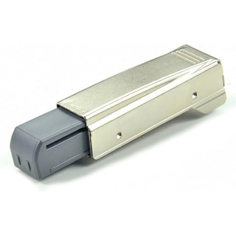 Blum 973A0500.01x1 973A Blumotion Straight Arm Full Overlay Hinge for Doors, Nickel Finish Cover