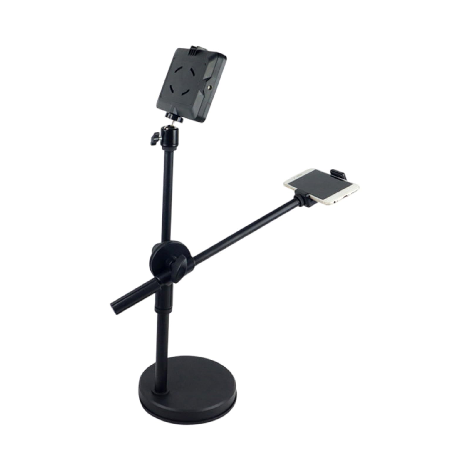 Soporte para teléfono móvil, Brazo Flexible, Soporte para teléfono móvil, Soporte Ajustable para transmisión en, grabación de vídeo, Base Estable, Soporte, ángulos de Altura Ajustables