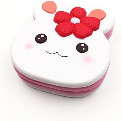 1PC Squishyfun White Color Jumbo Rabbit Pancake Bunny Cake Squishy Slow Rising Scented Soft Stress Toy Kawaii Bun Squishy Stress Relief Toys