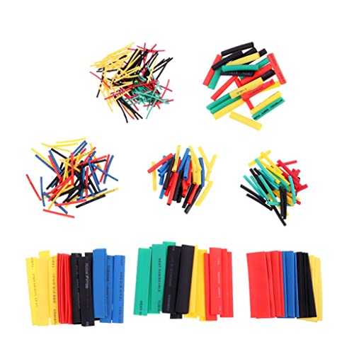 gazechimp 328 Peças Kit De Sortimento De Tubo De Enrolamento De Fio De Tubo De Manga De Tubulação Te