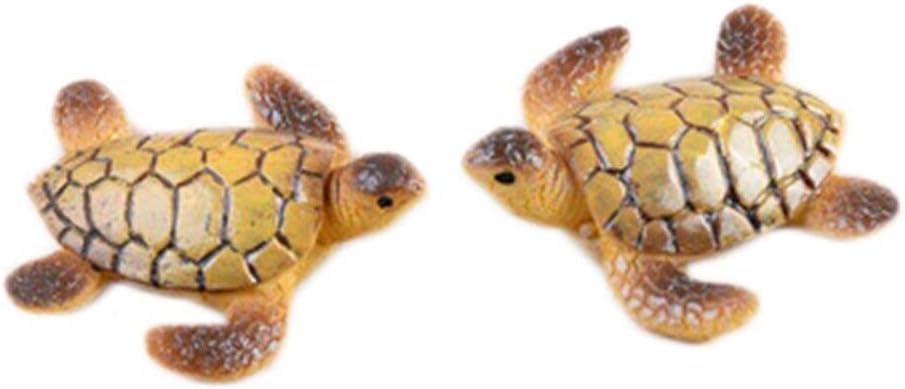 Jowxsx 2 figuras miniatura de resina de mini paisaje de micro paisaje para acuario, jardín, bonsái, decoración del hogar