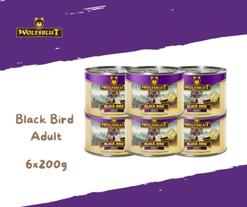 Wolfsblut Black Bird, 6er Pack (6 x 200 g)