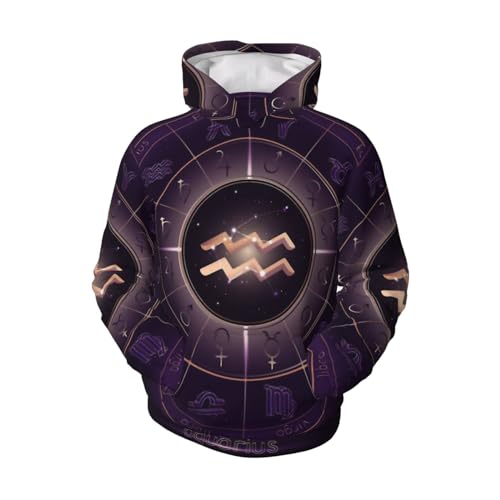 Aquarius Boy, Girls Sports Shirt Youth Pullover Fashion Hooded Sweatshirt4