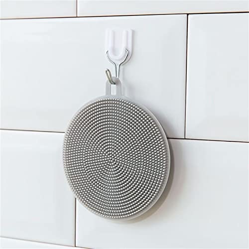Typutomi Silicone Dish Scrubber 4-Pack, Gray — view 7