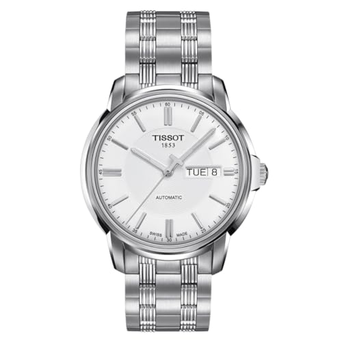 Tissot Men's T0654301103100 Automatic III Swiss Automatic Silver-Tone Stainless Steel Watch