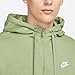 Nike Men's NSW Club Full Zip Hoodie (US, Alpha, Large, Regular, Regular, Oil Green/Oil Green/White)
