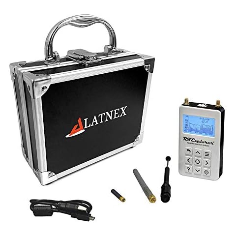 RF Explorer Spectrum Analyzer 4G Combo Plus - Slim with Aluminum Carrying Case Cover