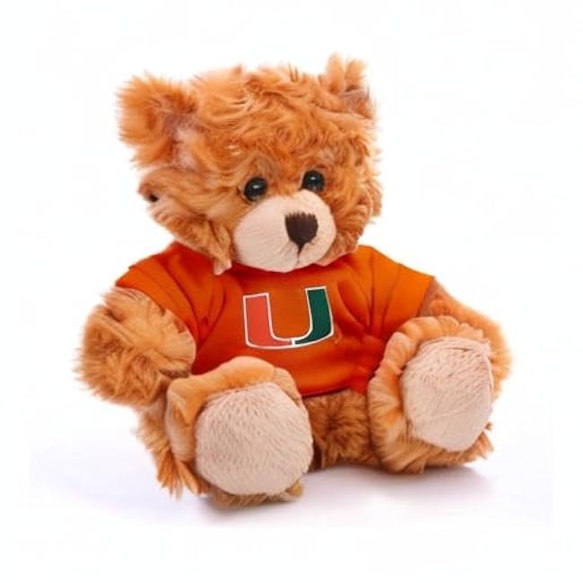 Plushland Mocha Sitting Bear Kids, Bulk Parties Edition (Miami Univ)