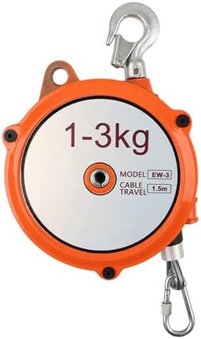 Spring Balancer Tool Holder - 1.5m Wire Rope with Hook for Efficient Workstation Organization, Ideal for Tool Management & Enhanced Productivity in Workshops