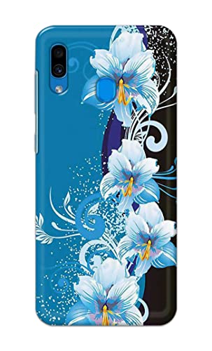 Image of PRINTFIDAA Beautiful Floral Design Printed Designer Hard Case for Samsung Galaxy A20 / Samsung A30 / Samsung M10S Back Cover -(e) RPM1006