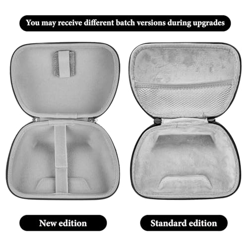 Image of GEEKRIA Controller Travel Case Compatible with Xbox One, Series X / S, Hard Shell Carrying Bag, Protective Storage with Internal Mesh Pocket for Charging Cable (Dark Gray)