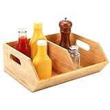 Large gamme d'utilisations : cet organisateur de garde-manger comprend des bacs en bois empilables et un plateau à fruits à double couche, offrant une fonctionnalité polyvalente qui améliore le rangement de la cuisine en gardant les articles accessibles et bien organisés, idéal pour maintenir un environnement de cuisine fonctionnel et sans encombrement