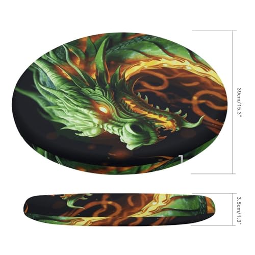 Coussin de sol de méditation rond 39cm en mousse à mémoire de forme - 3