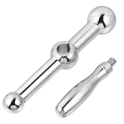 SOLUSTRE Milling Machine Crank Handle Ball Iron Handle Easy to Use Install Replace