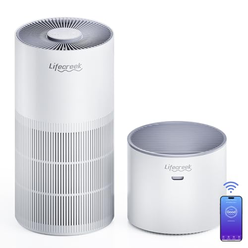 Lifecreek Air Purifier And Humidifier Combo For Large Room Up to 1084 Ft², 3-Stage Filter Humidifier and Air Purifier in One With WIFI Control - 22Db(Humidification cannot be used alone)
