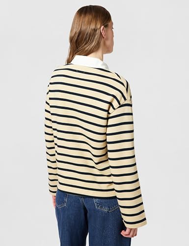 Jersey Tommy Hilfiger Mujer con cuello francés y botones dorados 3