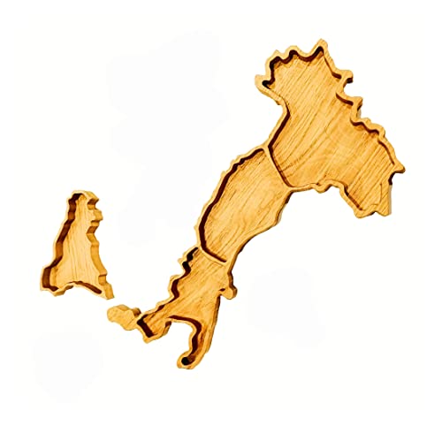 Italy Shape Cheese Board, Antipasto Platter...