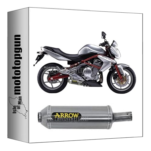 Tubo de escape Arrow Maxi Race-Tech de aluminio ideal para tus rutas diarias en Kawasaki ER6n