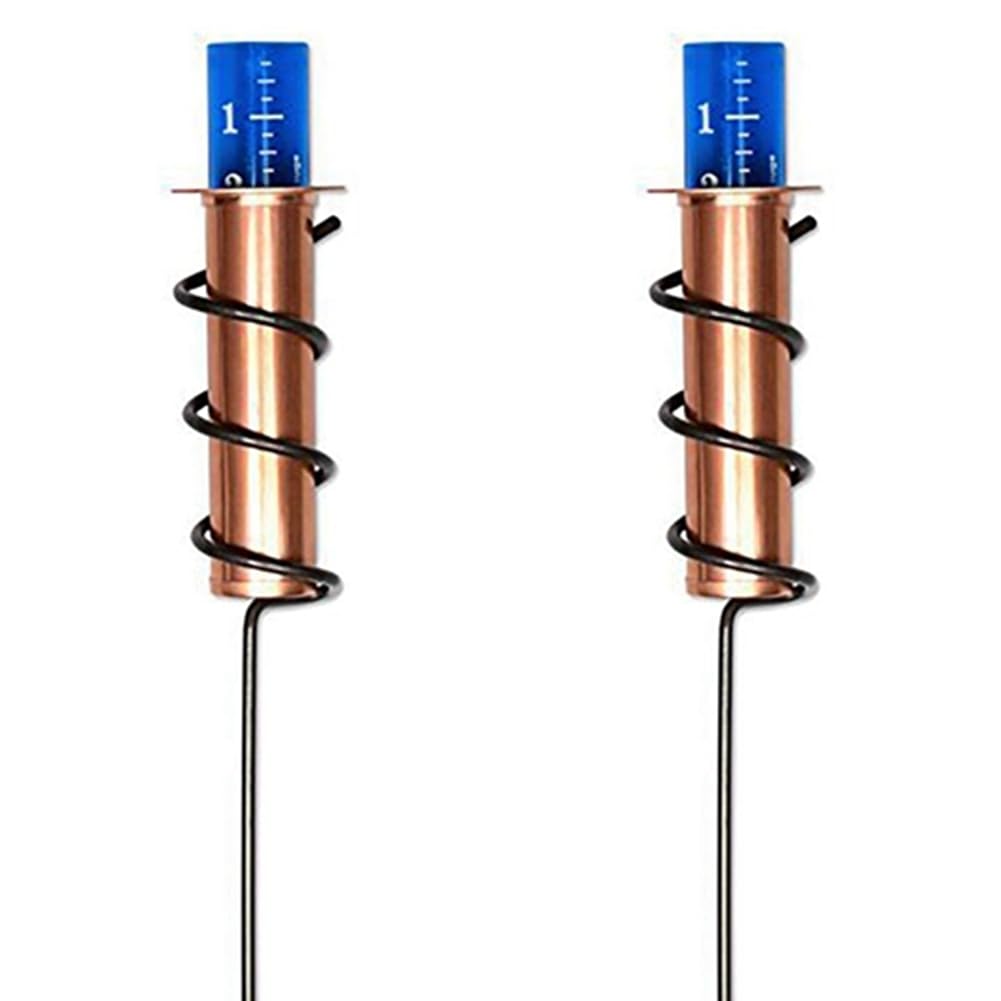Jnchdghwa Stake Included 2pcs Rain Gauge Outdoor Accurate Rain Measurement Gauge Decorative Gauge for Yard Garden Patio Lawn