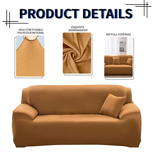 Housse de canapé extensible pour salon moderne, pack 3 places - 4