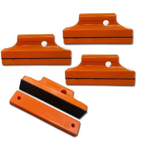 Image of Vinyl Wrap Tools 4Pcs Vinyl Wrap Magnets Holder,NBTOOL Car Wrap Tools Kit Magnet Holder Vehicle Graphics Positioning Tools with Anti-Scratch Buffer Felt for Car Wrapping