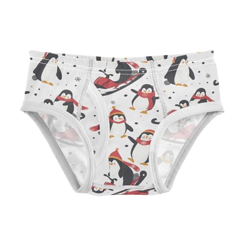 Penguins Ski Boys' Underwear 100% Cotton Boys' Briefs Soft Toddler Underwear