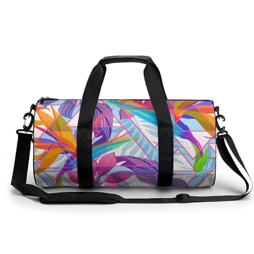 Sac de voyage feuilles tropicales pour vos week-ends et randonnées