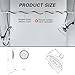 Dual Shower Head, Double Shower Heads for Two People 5 Mode Tandem Shower Head for Couples with 3 Meters Shower Hose, Matte Black